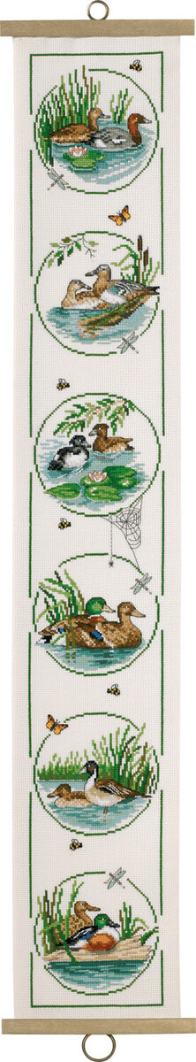 Embroidery Kit Ducks B5159/16 16 x 97 cm / 6 x 38 in