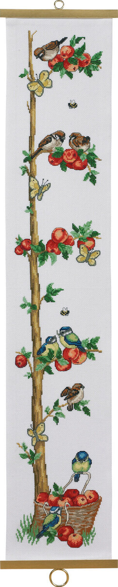 Embroidery Kit Apples and Birds B5159/18 1818x93 cm / 715.35x36.61 in