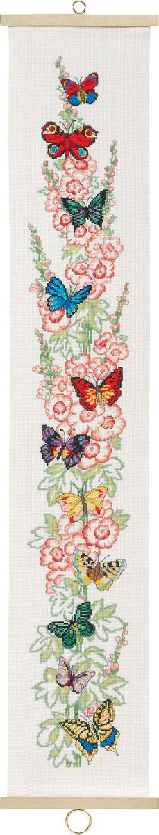 Embroidery Kit Butterflies 5159/18 18 x 98 cm / 7 x 39 in