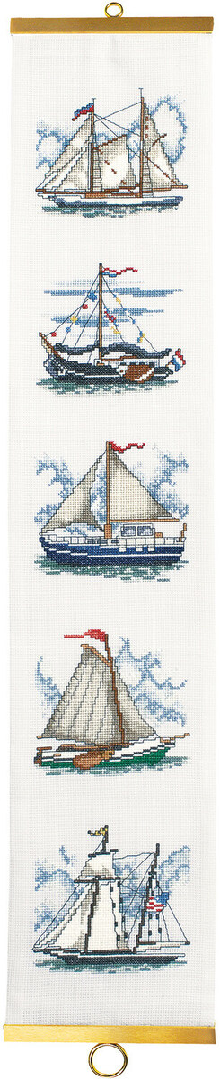 Embroidery Kit Sailing Ships R5159/16 16 x 80 cm / 6 x 31 in