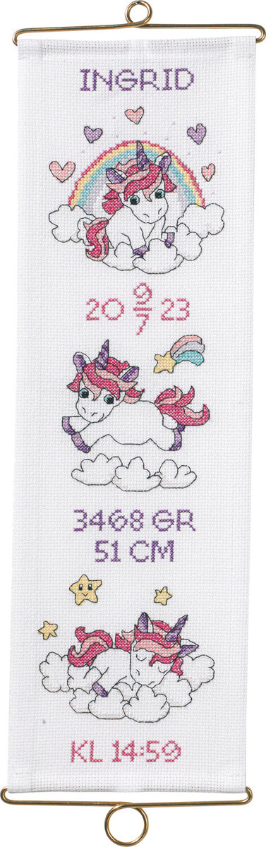 Embroidery Kit Ingrid w/5188/14 14 x 45 cm / 6 x 18 in