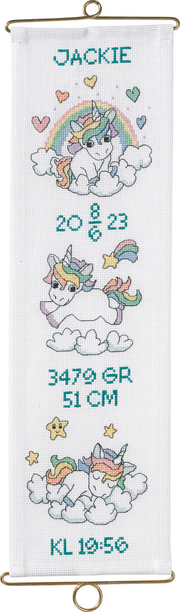 Embroidery Kit Jackie m/5188/14 14 x 45 cm / 5.51 x 17.72 in