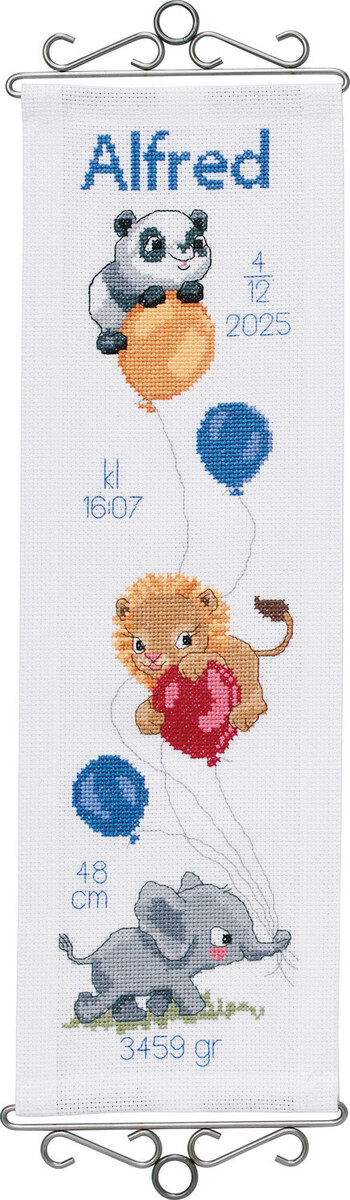Embroidery Kit Alfred B5124/14 14 x 45 cm / 6 x 18 in