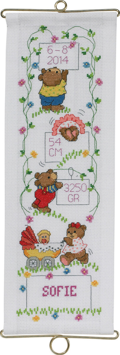 Embroidery Kit Sofie incl/5188/14 14 x 40 cm / 6 x 16 in