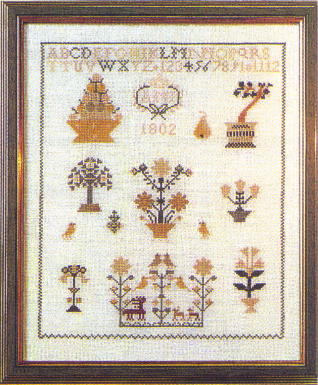 Embroidery Kit Altes land 1802 20 x 25 cm / 8 x 10 in