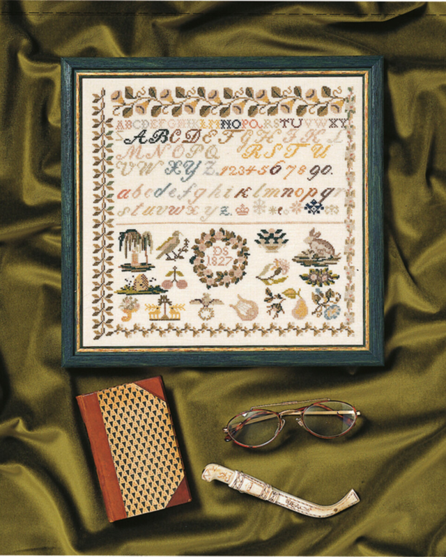 Embroidery Kit Biedermeier 1827 28 x 27 cm / 11.02 x 10.63 in