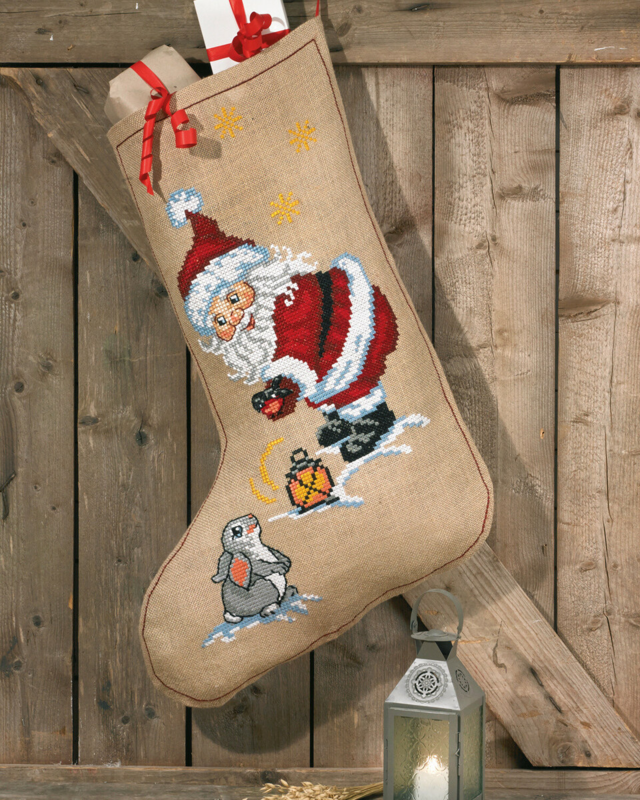 Embroidery Kit Elf & Rabbit 60 x 84 cm / 23.62 x 33.07 in