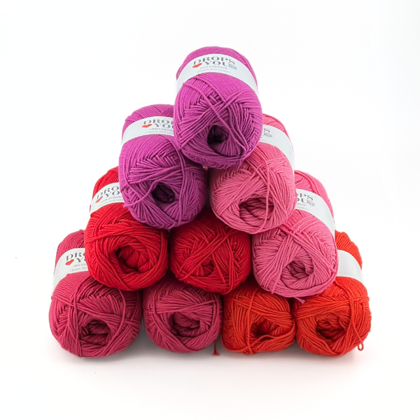 DROPS Loves You 7 – Berry Mix 10 skeins