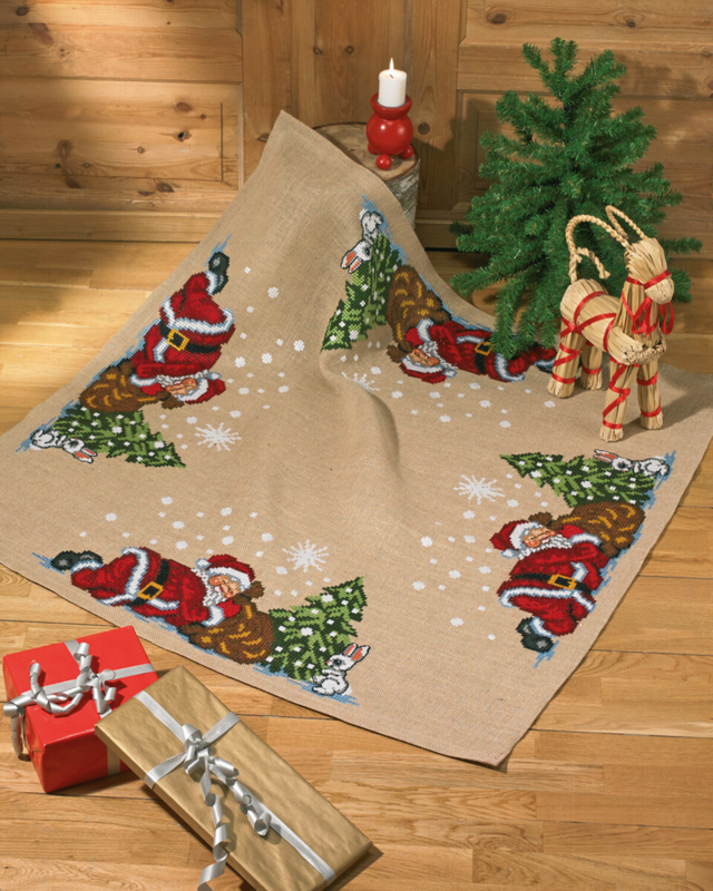 Embroidery Kit The Elf Sleeps 115 x 115 cm / 45.28 x 45.28 in