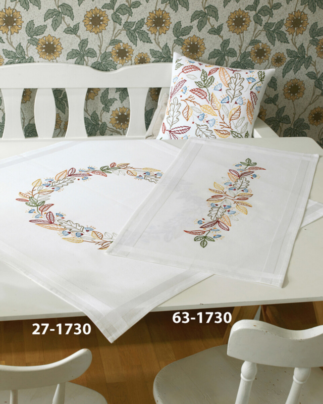 Embroidery Kit Autumn 40x80 cm / 15.75x31.50 in