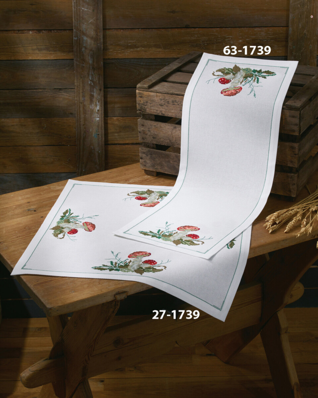 Embroidery Kit Fly Agaric 28 x 77 cm / 11 x 30 in