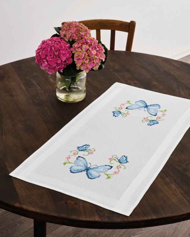 Embroidery Kit Butterflies XXX 40 x 80 cm / 16 x 31 in
