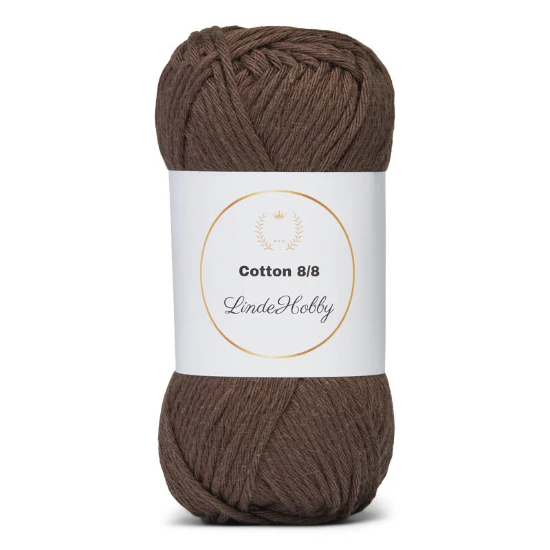 LindeHobby Cotton 8/8 – Autumn Glow, 10 skeins 035 Caffe