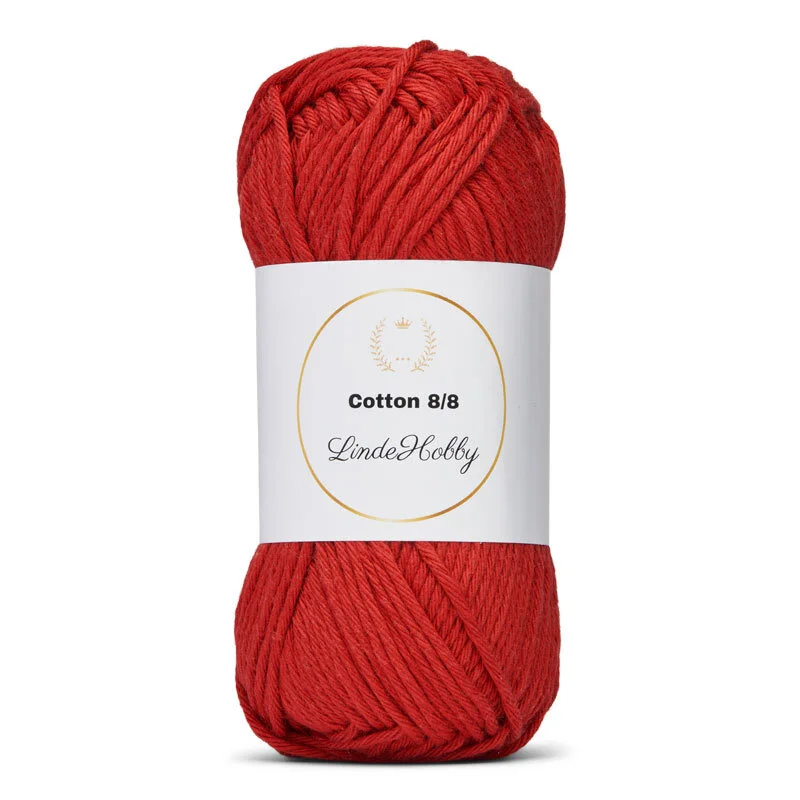 LindeHobby Cotton 8/8 – Autumn Glow, 10 skeins 086 Fragola