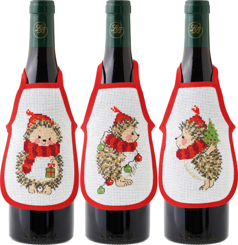 Embroidery Kit Hedgehog 10 x 15 cm / 3.94 x 5.91 in