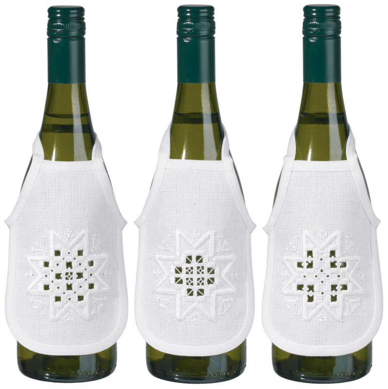 Embroidery Kit Hardanger star 3 pcs 10 x 15 cm / 3.94 x 5.91 in