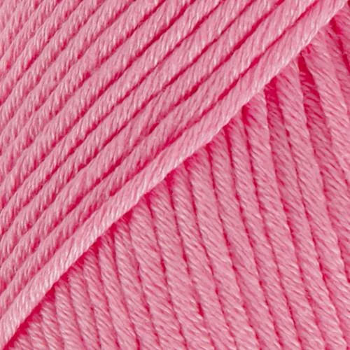 Baby Pink- 100% Organic Cotton, Hand Dyed, Worsted Weight, Hand Painted,  Solid Yarn