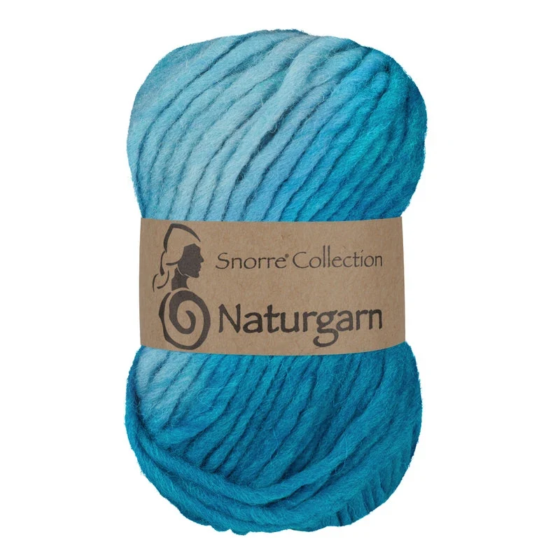 Viking Snorre Naturgarn 629 Multi turquoise