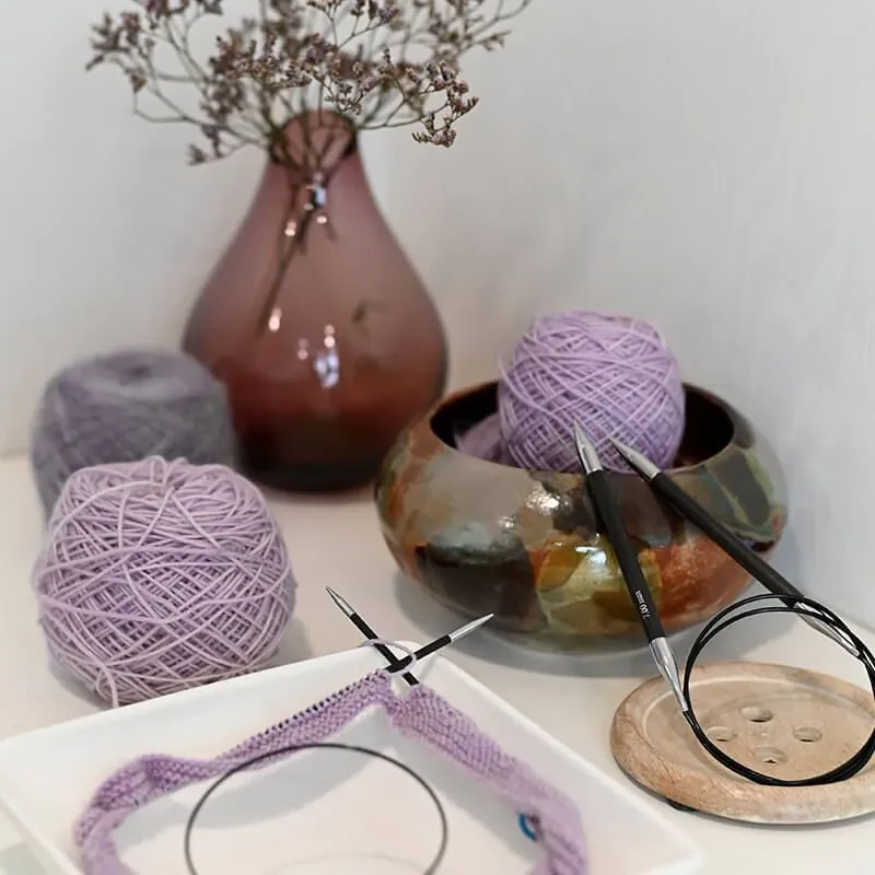 KnitPro Karbonz FIXED Circular Needles, 39'' (100 cm)