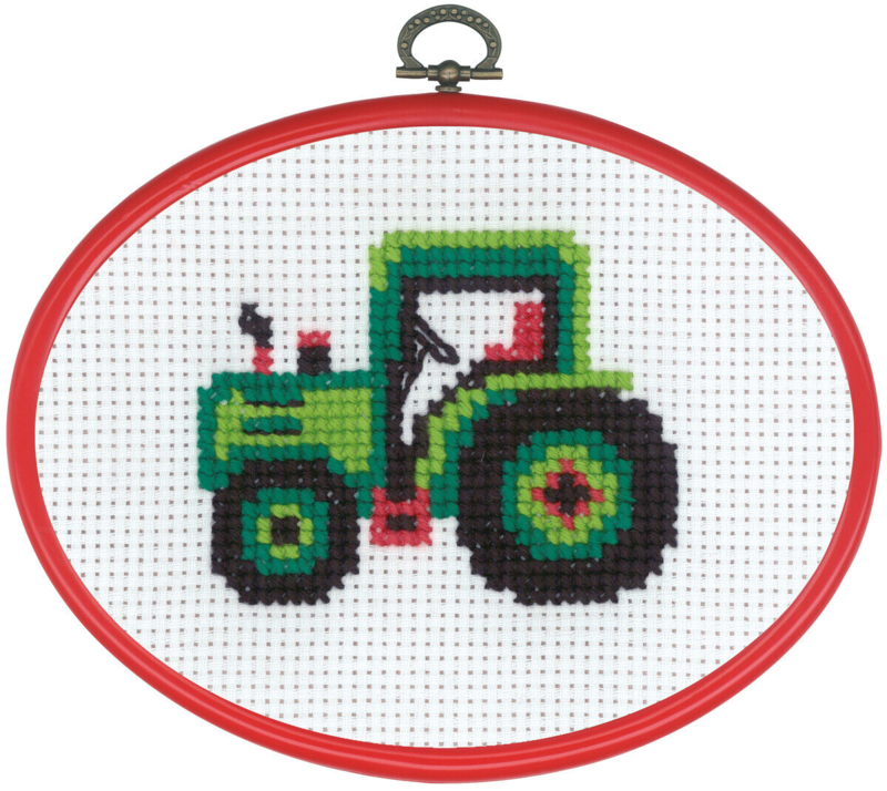 Embroidery Kit MFK Tractor 5959/30 13 x 18 cm / 5 x 7 in