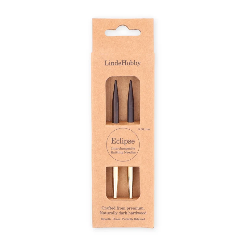 LindeHobby Eclipse Interchangeable Circular Needles, 3.35'' 5.00 mm