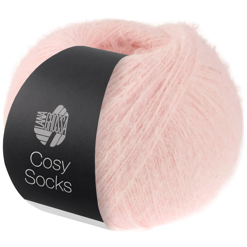 Lana Grossa Cosy Socks 01 Rose