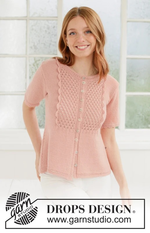 267-35 Pretty Jane Cardigan by DROPS Design