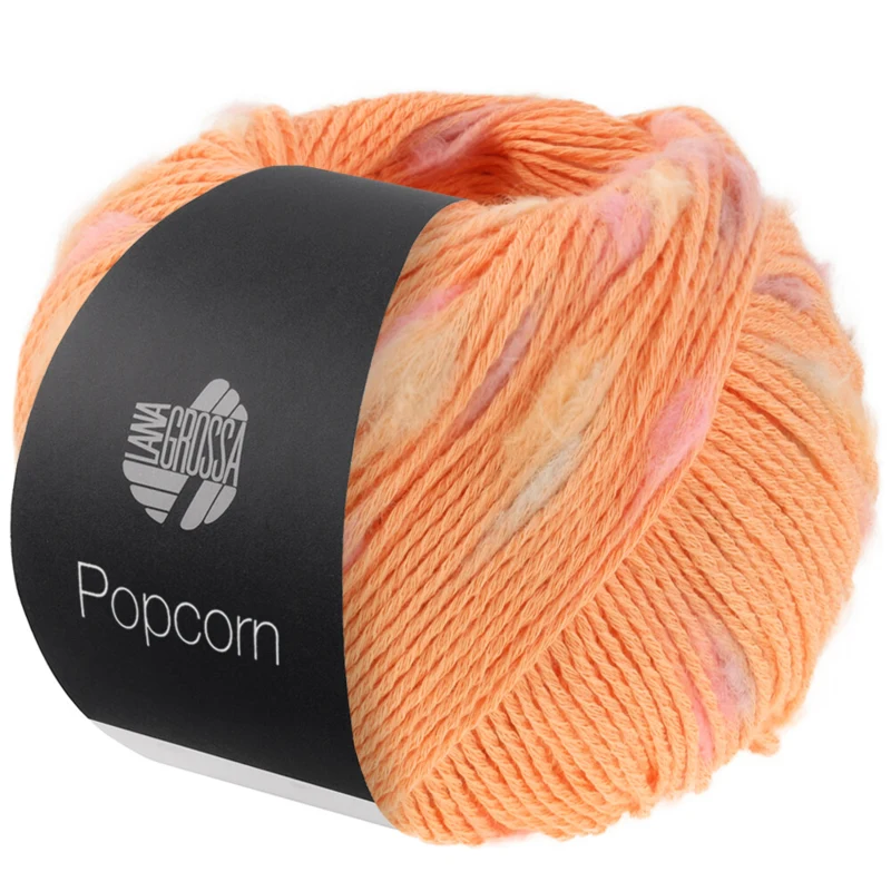 Lana Grossa Popcorn 02 Mandarin/pink/vanilla/lilac