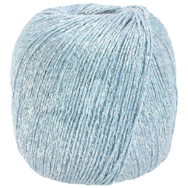 Lana Grossa Brillino 22 Light blue/Silver