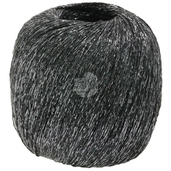 Lana Grossa Brillino 18 Dark brown/Silver