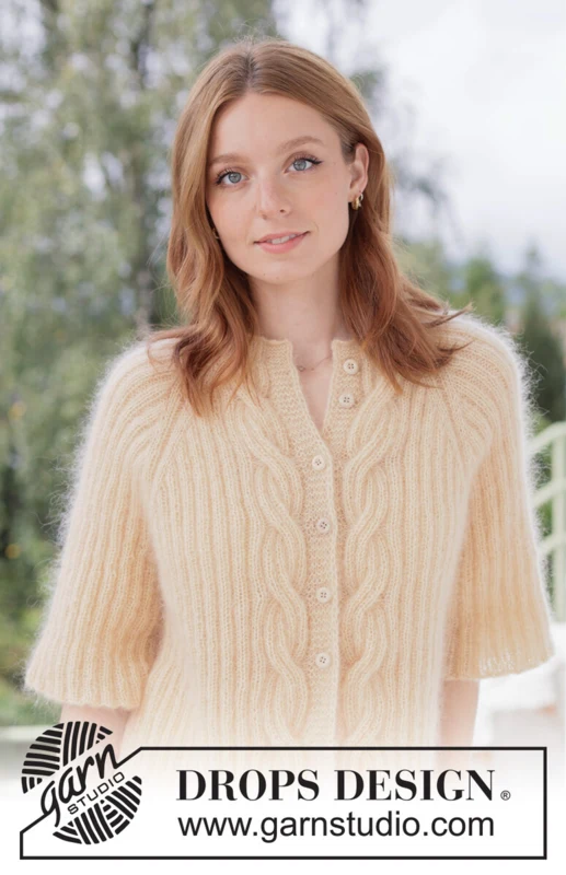 267-18 Sunset Sorbet Cardigan by DROPS Design