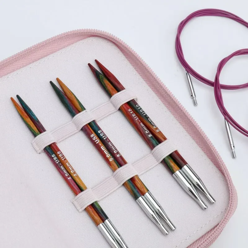 KnitPro Symfonie 2 Interchangeable Circular Needle Set, Starter Set, 5" (13 cm)