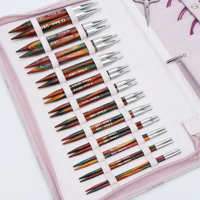 KnitPro Symfonie 2 Interchangeable Circular Needle Set, Grande, 5" (13 cm)
