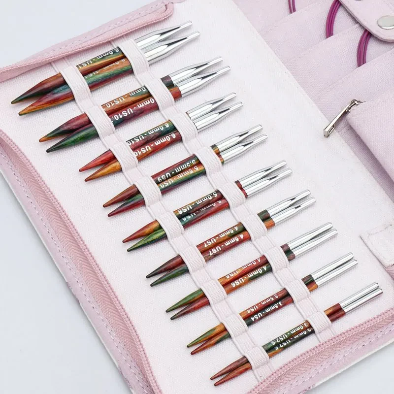 KnitPro Symfonie 2 Interchangeable Circular Needle Set, Special Deluxe, 5" (10 cm)