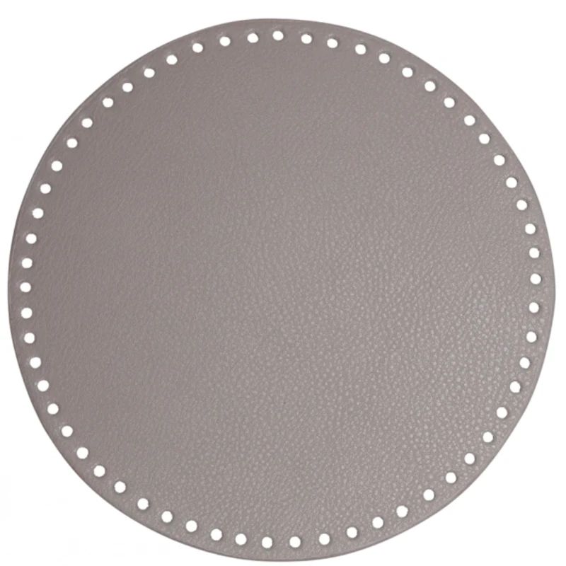 Go Handmade Round Base: Beige, 25 cm