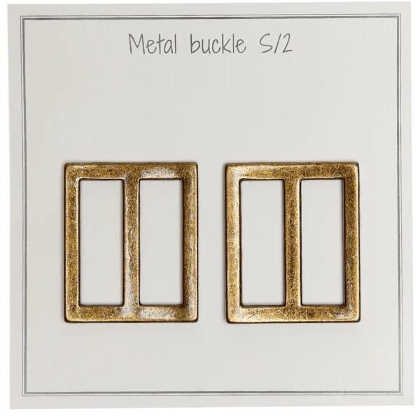 Go Handmade Metal Buckle 31 x 28 mm, Bronze