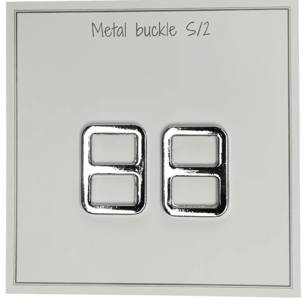 Go Handmade Metal Buckle 25 x 19 mm, Silver