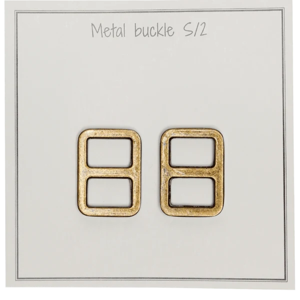 Go Handmade Metal Buckle 25 x 19 mm, Bronze