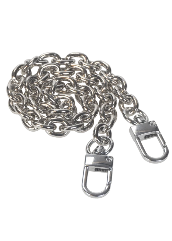 Go Handmade Metal Chain (47 and 57 cm): Silver, 47 cm