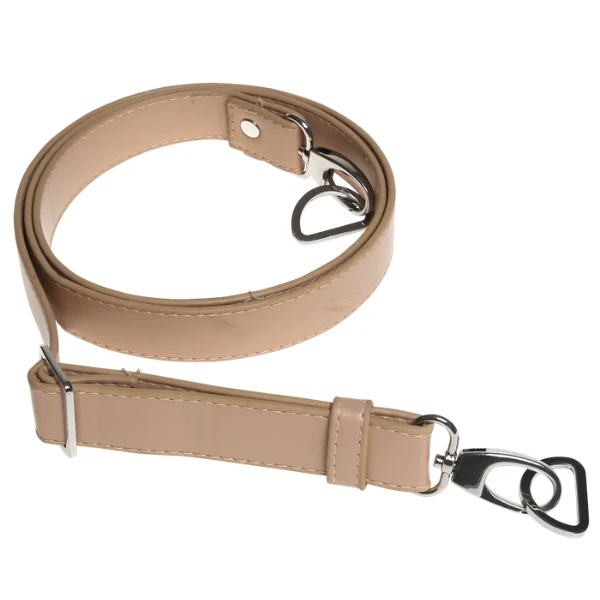 Go Handmade Bag Shoulder Strap 130 cm (51.18 in) 25 mm, Beige, Silver