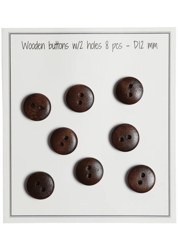 Go Handmade Wooden Buttons - UFO: 12 mm