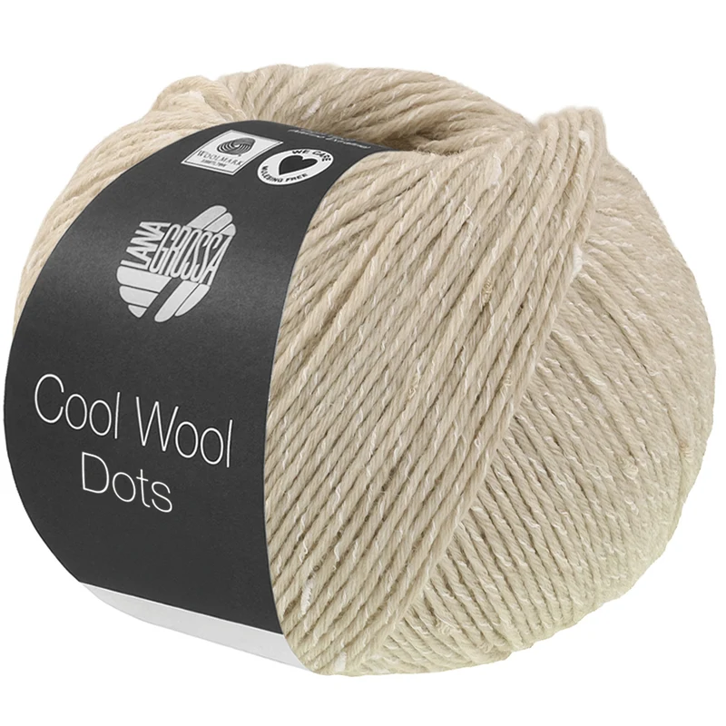 Lana Grossa Cool Wool Dots 12 Natural