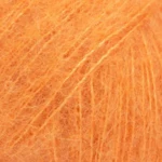 DROPS BRUSHED Alpaca Silk 29 Tangerine (Uni colour)