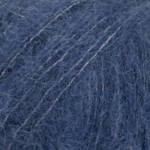 DROPS BRUSHED Alpaca Silk 39 Navy blue (Uni colour)