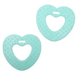 Go Handmade Teether Heart (2 pcs) 22012 Mint