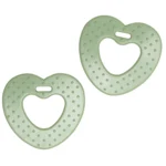 Go Handmade Teether Heart (2 pcs) 22080 Pastel Green