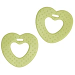 Go Handmade Teether Heart (2 pcs) 22082 Light Green