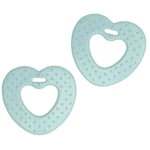 Go Handmade Teether Heart (2 pcs) 22083 Dark Mint