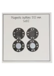 Go Handmade Magnetic Buttons 20 mm (2 pcs): Grey