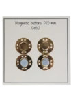Go Handmade Magnetic Buttons 20 mm (2 pcs): Gold